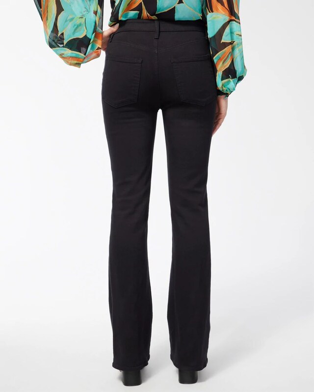 Black High Rise Flare Jeans - image 3
